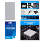 Maxbell 5x Silicone Thermal Pad 12.8 W/mK Heat Resistance for PC Laptop Heatsink