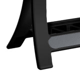 Vertical Laptop Stand Notebook Desktop Stand Anti-Tip Heavy Duty Black