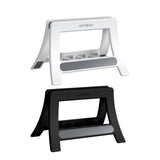 Vertical Laptop Stand Notebook Desktop Stand Anti-Tip Heavy Duty Black