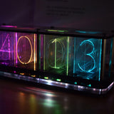 Maxbell RGB Nixie Tube Clock Modern Timer Desk for Bedside Gift Ornaments Crafts