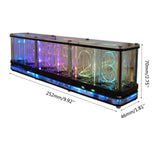 Maxbell RGB Nixie Tube Clock Modern Timer Desk for Bedside Gift Ornaments Crafts