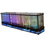 Maxbell RGB Nixie Tube Clock Modern Timer Desk for Bedside Gift Ornaments Crafts