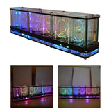 Maxbell RGB Nixie Tube Clock Modern Timer Desk for Bedside Gift Ornaments Crafts