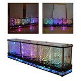 Maxbell RGB Nixie Tube Clock Modern Timer Desk for Bedside Gift Ornaments Crafts