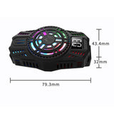 Maxbell Phone Cooling Fan Radiator 7 Leaf Portable for Most Phone Playing Game