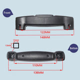 Maxbell 2xPortable Luggage Handle Wear Resistant Suitcase Pull Handle Grip 148mmx22mm