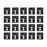 Maxbell 3x120 Pieces Keyboard Switch Pads Parts Universal for Hot Swappable Keyboard Style A PE