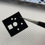 Maxbell 3x120 Pieces Keyboard Switch Pads Parts Universal for Hot Swappable Keyboard Style A PE