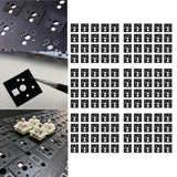 Maxbell 3x120 Pieces Keyboard Switch Pads Parts Universal for Hot Swappable Keyboard Style A PE