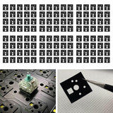 Maxbell 4x120 Pieces Keyboard Switch Pads Parts Universal for Hot Swappable Keyboard Style A PE