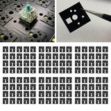 Maxbell 4x120 Pieces Keyboard Switch Pads Parts Universal for Hot Swappable Keyboard Style A PE