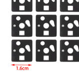 Maxbell 4x120 Pieces Keyboard Switch Pads Parts Universal for Hot Swappable Keyboard Style B PE