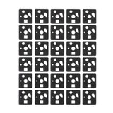 Maxbell 4x120 Pieces Keyboard Switch Pads Parts Universal for Hot Swappable Keyboard Style B PE