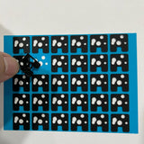Maxbell 3x120 Pieces Keyboard Switch Pads Parts Universal for Hot Swappable Keyboard Style B PE