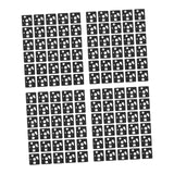 Maxbell 4x120 Pieces Keyboard Switch Pads Parts Universal for Hot Swappable Keyboard Style B PE