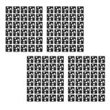 Maxbell 2x120 Pieces Keyboard Switch Pads Parts Universal for Hot Swappable Keyboard Style B PE