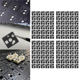 Maxbell 4x120 Pieces Keyboard Switch Pads Parts Universal for Hot Swappable Keyboard Style B PE