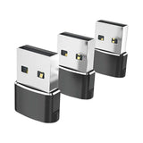 Maxbell 4x3Pcs Type-C 3.1 to USB 2.0 Adapter Plug Data Transmission for Headphones Black
