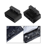 Maxbell 4xUSB 3.0 19 20 Pin Male to Female Extension for Desktop Computer Notebook A