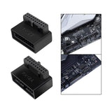 Maxbell 3xUSB 3.0 19 20 Pin Male to Female Extension for Desktop Computer Notebook A