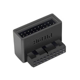 Maxbell 3xUSB 3.0 19 20 Pin Male to Female Extension for Desktop Computer Notebook A