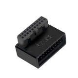 Maxbell 3xUSB 3.0 19 20 Pin Male to Female Extension for Desktop Computer Notebook A