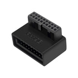 Maxbell 2xUSB 3.0 19 20 Pin Male to Female Extension for Desktop Computer Notebook A