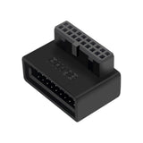 Maxbell 2xUSB 3.0 19 20 Pin Male to Female Extension for Desktop Computer Notebook A