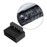Maxbell 2xUSB 3.0 19 20 Pin Male to Female Extension for Desktop Computer Notebook A