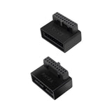 Maxbell 3xUSB 3.0 19 20 Pin Male to Female Extension for Desktop Computer Notebook A