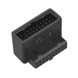 Maxbell 4xUSB 3.0 19 20 Pin Male to Female Extension for Desktop Computer Notebook B