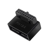 Maxbell 4xUSB 3.0 19 20 Pin Male to Female Extension for Desktop Computer Notebook B
