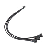 Maxbell 2x4 Pin PWM Splitter Cable Fan Power Connector 1 to 3 Way for CPU Cooling Fans