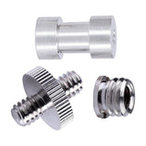 Maxbell 4x1/4 to 3/8 Screw Adapter Camera Mount Metal for Ballhead Shoulder Rig Camera