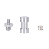 Maxbell 4x1/4 to 3/8 Screw Adapter Camera Mount Metal for Ballhead Shoulder Rig Camera