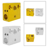 Maxbell 3xHeater Block Quality Professional Printer Accesoories for Hotend Ender5 CR10 Aureate