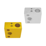 Maxbell 3xHeater Block Quality Professional Printer Accesoories for Hotend Ender5 CR10 Aureate