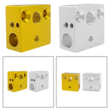 Maxbell 4xHeater Block Quality Professional Printer Accesoories for Hotend Ender5 CR10 Aureate