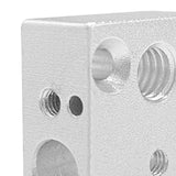 Maxbell 2xHeater Block Quality Professional Printer Accesoories for Hotend Ender5 CR10  Argent