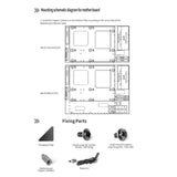 Maxbell 2xComputer Chassis Frame Spare Easy to Use Fitments Stable Open Air Case Frame