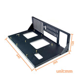Maxbell 2xComputer Chassis Frame Spare Easy to Use Fitments Stable Open Air Case Frame