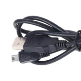 Maxbell 2xUSB Data Cable Accessories Durable Cameras Charge Cord for Canon Slr Camera