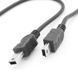 Maxbell 2xUSB Data Cable Accessories Durable Cameras Charge Cord for Canon Slr Camera