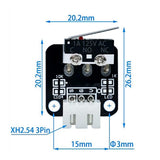Maxbell 3x2 Pieces Limit Switch Switch 3D Printer Accessories for CR 10 Series Ender 3