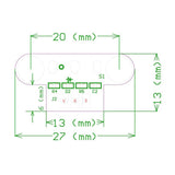 Maxbell 4xMechanical Limit Switch Module Replace with 1M Cable for Ramps 1.4 Accessory Vertical