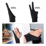 Maxbell 2xArtist Drawing Glove Elastic for Tracing Board Pencil Sketching Painting Single Finger S