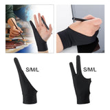 Maxbell 4xArtist Drawing Glove Elastic for Tracing Board Pencil Sketching Painting Single Finger S