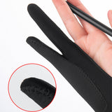 Maxbell 2xArtist Drawing Glove Elastic for Tracing Board Pencil Sketching Painting Two Finger M