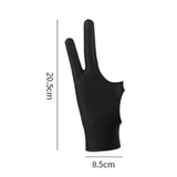 Maxbell 2xArtist Drawing Glove Elastic for Tracing Board Pencil Sketching Painting Two Finger M