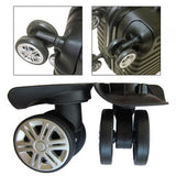 Maxbell 2x2Pcs 360 Swivel Luggage Replacement Wheels Suitcase Wheels for Trolleys Bags
